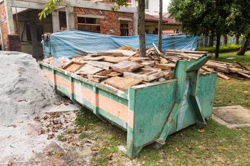 Team removing sofa from home